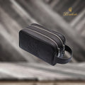 Premium Men’s Genuine Leather Handbag / Toiletry Pouch by Lemberto
